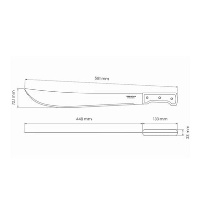 Latin / Bush Machete mit Gürtelscheide