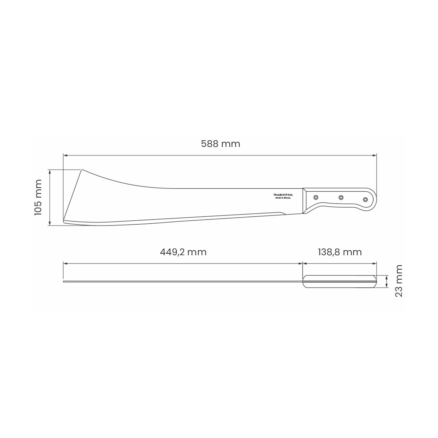 Tapanga Machete 45 cm