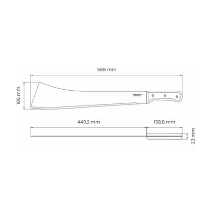 Tapanga Machete 45 cm