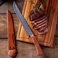NÔMADE Fleischmesser mit Leder-Etui