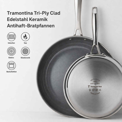 TRI-PLY Bratpfannen-Set Keramik, 2-tlg