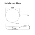 TRI-PLY Bratpfannen-Set Keramik, 2-tlg