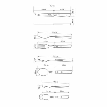 TRADICIONAL Besteck-Set 24-teilig