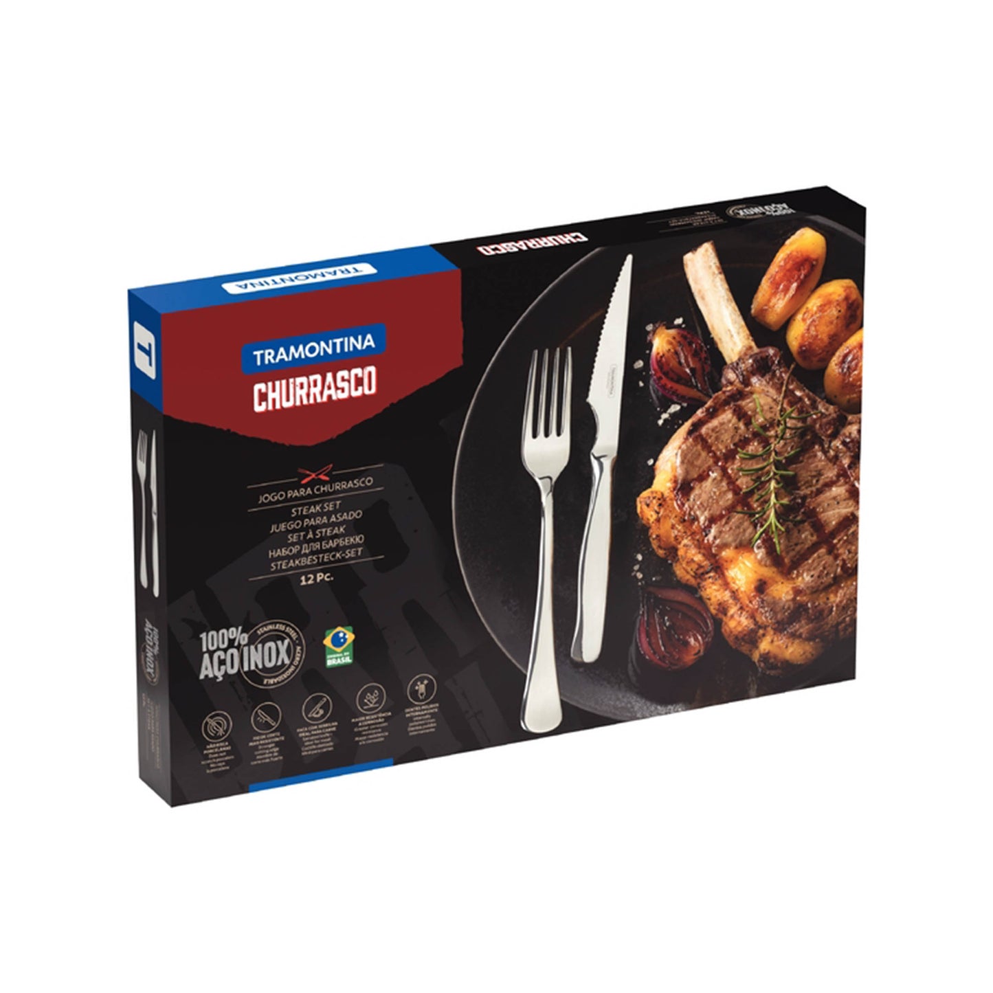 ZURIQUE Steakbesteck Spanish Style, 12-tlg.